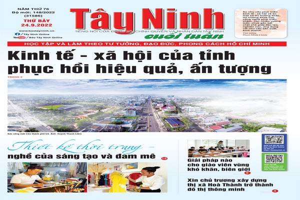 Điểm báo in Tây Ninh ngày 24.09.2022