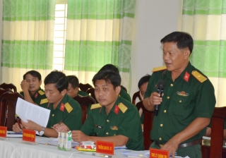 Lãnh đạo Bộ CHQS tỉnh: Đối thoại với cán bộ, chiến sĩ LLVT thành phố Tây Ninh
