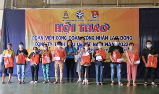 Hội thao đoàn viên công đoàn, công nhân lao động Công ty TNHH Pou Li Việt Nam năm 2022
