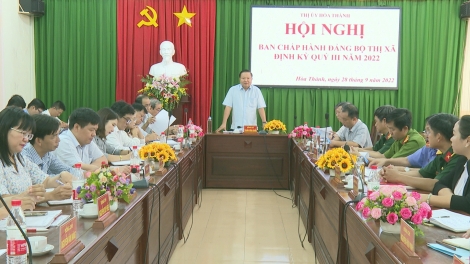 Hòa Thành: 9 tháng năm 2022 đạt nhiều kết quả trên các lĩnh vực