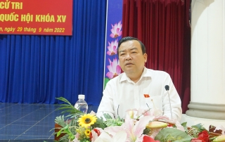 Cử tri huyện Tân Biên kiến nghị về chế độ, chính sách và các vấn đề an sinh xã hội