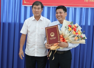 Ông Trần Thái Nam được giao phụ trách Ban Quản lý khu du lịch quốc gia núi Bà Đen