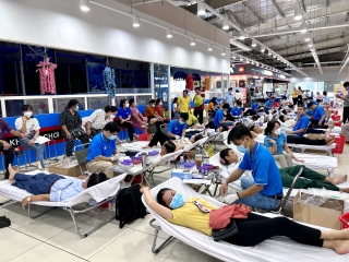Châu Thành: Tiếp nhận 258 đơn vị máu