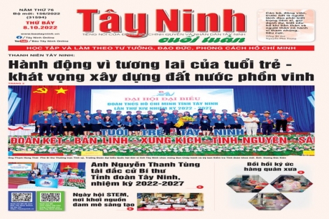 Điểm báo in Tây Ninh ngày 08.10.2022