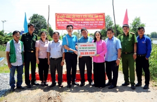 Thị xã Trảng Bàng: Khởi công xây dựng 2 cây cầu giao thông nông thôn tại các xã biên giới