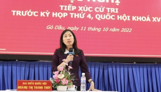 Đại biểu Quốc hội đơn vị tỉnh Tây Ninh tiếp xúc cử tri huyện Gò Dầu