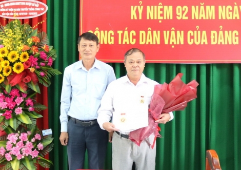 Gò Dầu: Họp mặt kỷ niệm 92 năm Ngày truyền thống công tác Dân vận của Đảng