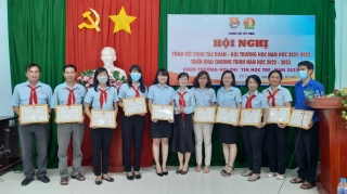 Thành phố Tây Ninh: Tổng kết công tác Đoàn - Đội trường học năm học 2021 - 2022