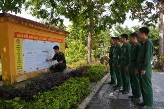 Đại đội 105, Ban Chỉ huy Quân sự huyện Tân Biên: Phát huy hiệu quả mô hình “Bản tin chiến sĩ”
