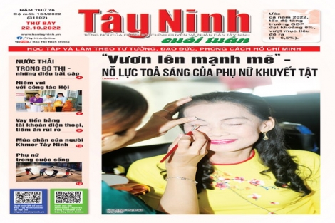Điểm báo in Tây Ninh ngày 22.10.2022
