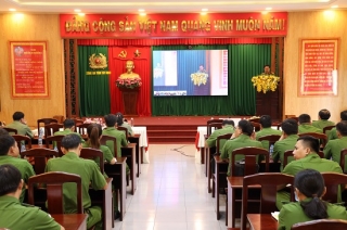 Công an Tây Ninh tập huấn nghiệp vụ cho Cảnh sát khu vực và Công an xã năm 2022