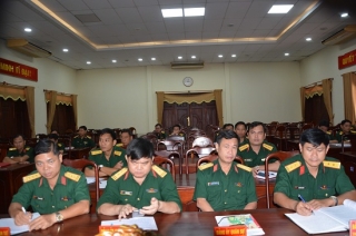 Đảng uỷ Quân sự tỉnh: Tập huấn nghiệp vụ công tác kiểm tra, giám sát và thi hành kỷ luật của Đảng