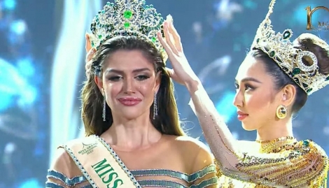 Nhan sắc cô gái vừa đăng quang Hoa hậu Hòa bình Quốc tế