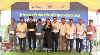 Châu Thành: Công ty cổ phần sản xuất - thương mại Lúa Vàng Việt hỗ trợ nông dân tổ liên kết trên 2 tỷ 860 triệu đồng