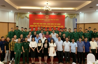 Đoàn ĐBQH tỉnh Tây Ninh: Gặp mặt học viên, sinh viên Tây Ninh đang học tập tại các tỉnh phía Bắc