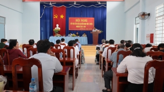 Đại biểu HĐND tỉnh và huyện Bến Cầu tiếp xúc cử tri xã Lợi Thuận