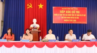 Đại biểu HĐND tỉnh, huyện: Tiếp xúc cử tri xã Phước Trạch