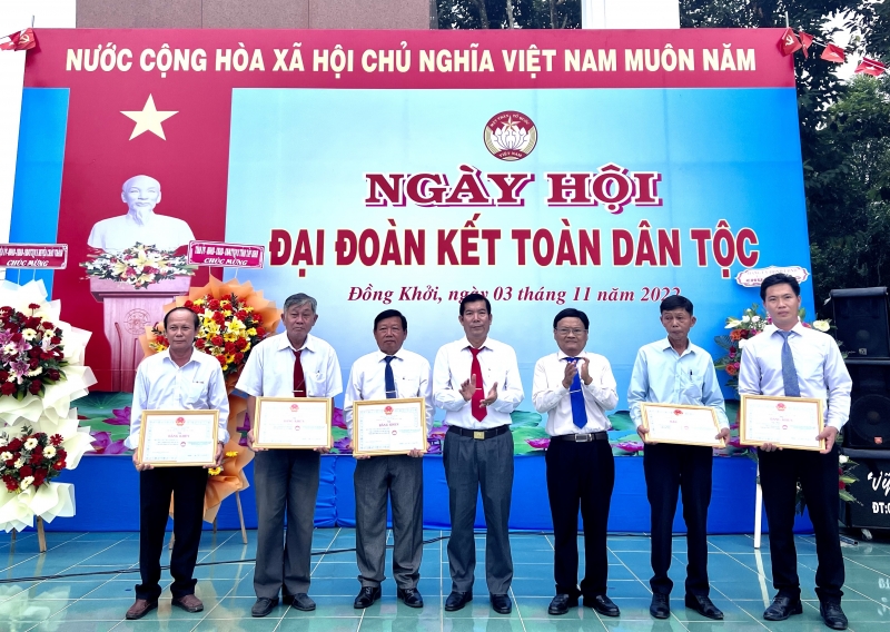 Châu Thành: Tổ chức ngày hội Đại đoàn kết toàn dân tộc tại xã Đồng Khởi