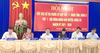 Đại biểu HĐND tỉnh, huyện: Tiếp xúc cử tri xã Phan và thị trấn Dương Minh Châu