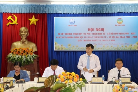 Tây Ninh-Bình Phước: Hợp tác sâu rộng, thúc đẩy kết nối phát triển