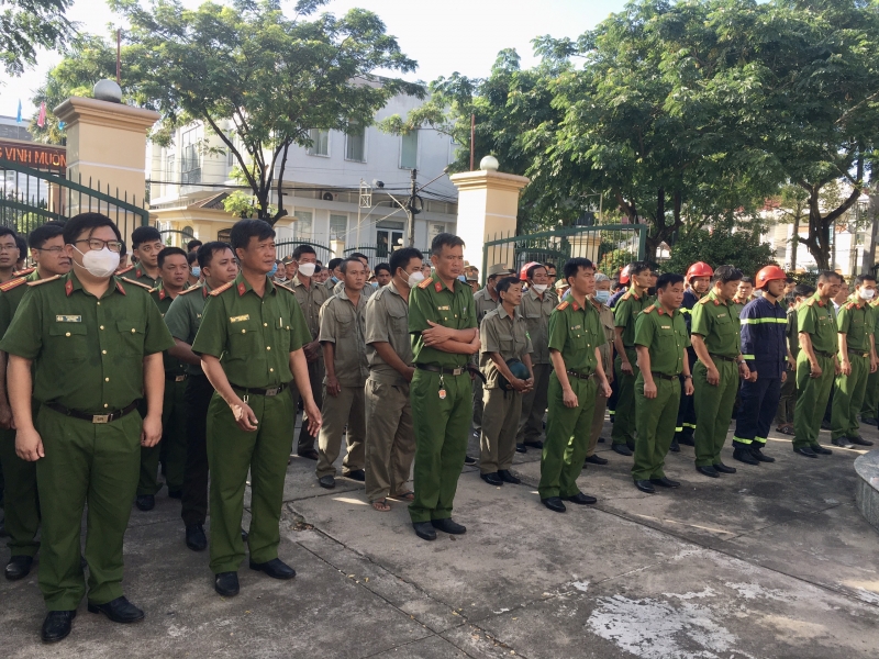 Gò Dầu: Ra quân thực hiện cao điểm tấn công, trấn áp tội phạm