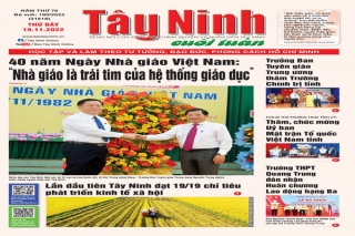 Điểm báo in Tây Ninh ngày 19.11.2022