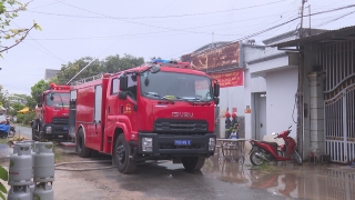 Hòa Thành: Thực tập chữa cháy và cứu nạn, cứu hộ tại Công ty gas Long Hoa