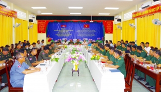 Ban Chỉ huy Quân sự huyện Tân Châu: Duy trì và phát triển quan hệ hợp tác với Chi khu Quân sự huyện Memot (Campuchia)