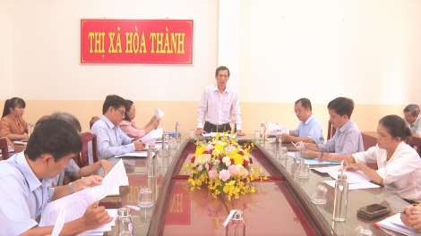 HĐND thị xã Hoà Thành: Giám sát kết quả giải quyết kiến nghị của cử tri