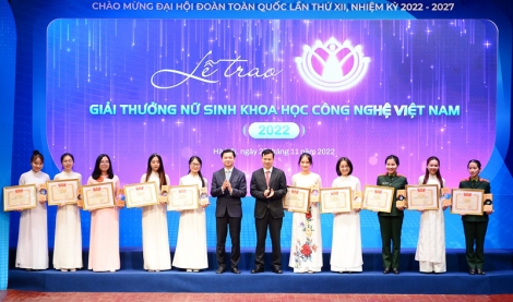 10 tài năng trẻ nhận giải thưởng Khoa học công nghệ Quả cầu vàng