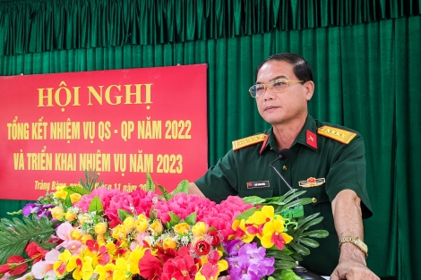 Thị xã Trảng Bàng: Tổng kết nhiệm vụ quân sự, quốc phòng năm 2022