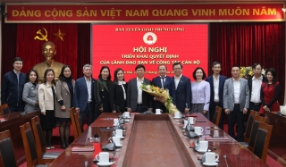 Đồng chí Nguyễn Gia Hưng giữ chức Phó vụ trưởng Vụ Báo chí Xuất bản, Ban Tuyên giáo Trung ương