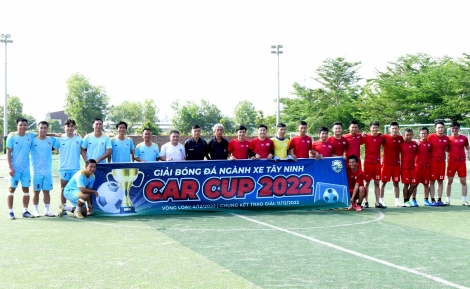 Giải bóng đá ngành xe tỉnh Tây Ninh - Car Cup 2022: Toyota Tây Ninh vô địch