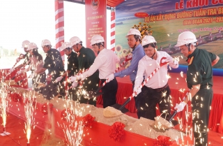 Khởi công Dự án Đường tuần tra biên giới tỉnh Tây Ninh, giai đoạn 2021- 2025