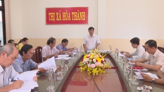 Ban Pháp chế HĐND thị xã Hòa Thành: Thẩm tra các báo cáo trình kỳ họp thứ 6 HĐND thị xã