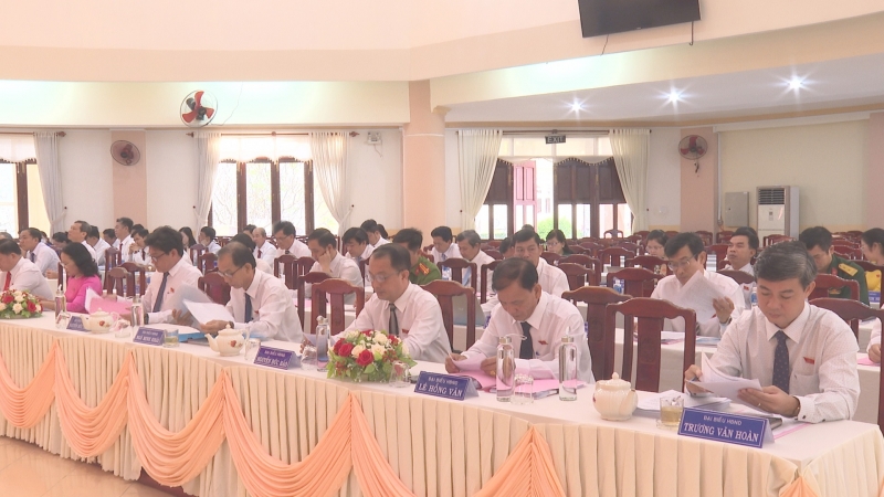 HĐND thị xã Hòa Thành: Khai mạc kỳ họp thứ 6, khóa XII