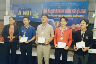 Thành phố Tây Ninh: Tổ chức Giải vô địch billiards chào mừng 78 năm Ngày thành lập Quân đội nhân dân Việt nam