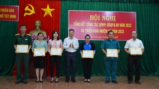 TP. Tây Ninh: Tổng kết công tác quốc phòng địa phương, giáo dục quốc phòng và an ninh năm 2022