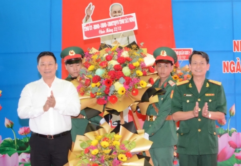 Bộ CHQS tỉnh: Họp mặt kỷ niệm 78 năm ngày thành lập Quân đội nhân dân Việt Nam