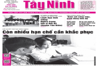 Điểm báo in Tây Ninh ngày 23.12.2022