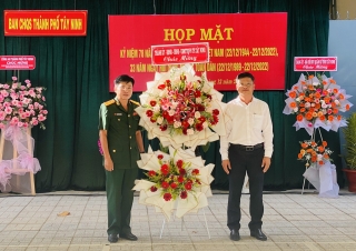 TP. Tây Ninh: Họp mặt kỷ niệm 78 năm ngày thành lập Quân đội nhân dân Việt Nam