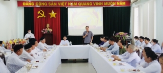 Thăm chúc tết lãnh đạo huyện Gò Dầu