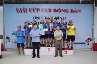 Bế mạc Giải Cúp Câu lạc bộ Bóng bàn tỉnh Tây Ninh