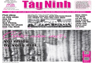 Điểm báo in Tây Ninh ngày 02.01.2023