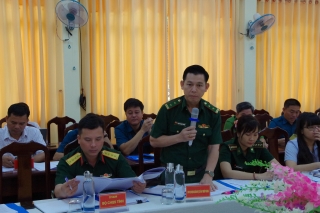 Hội đồng nghĩa vụ quân sự huyện Tân Châu: Hội nghị chốt quân số công dân nhập ngũ năm 2023