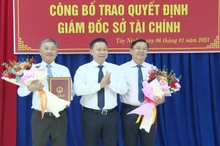 Tây Ninh: 3 Sở có Giám đốc mới