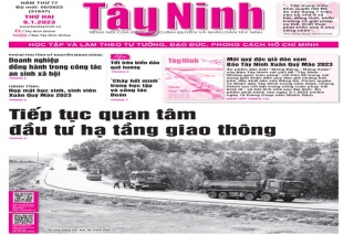 Điểm báo in Tây Ninh ngày 09.01.2023