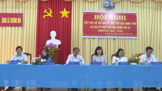 Bà Nguyễn Đài Thy- Phó Chủ tịch Thường trực HĐND tỉnh: Tiếp xúc cử tri xã Trường Hòa
