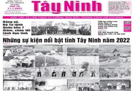 Điểm báo in Tây Ninh ngày 11.01.2023