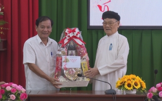 Hội thánh Cao Đài Toà thánh Tây Ninh: Thăm, chúc tết lãnh đạo thị xã Hoà Thành